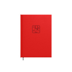 Plānotājs Assistant A5, mākslīga āda, nedēļas atvērums, sarkans