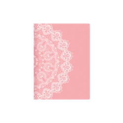 Plānotājs ar spirāli Boss Trend A5, mākslīga āda, dienas atvērums, White Lace