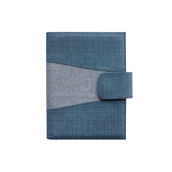 Plānotājs ar spirāli Boss Exclusive A5, lins ar mākslīgo ādu, gaiši zils/pelēks