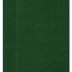 Plānotājs ar spirāli  Boss A5, mākslīga āda, dienas atvērums, tumši zaļš