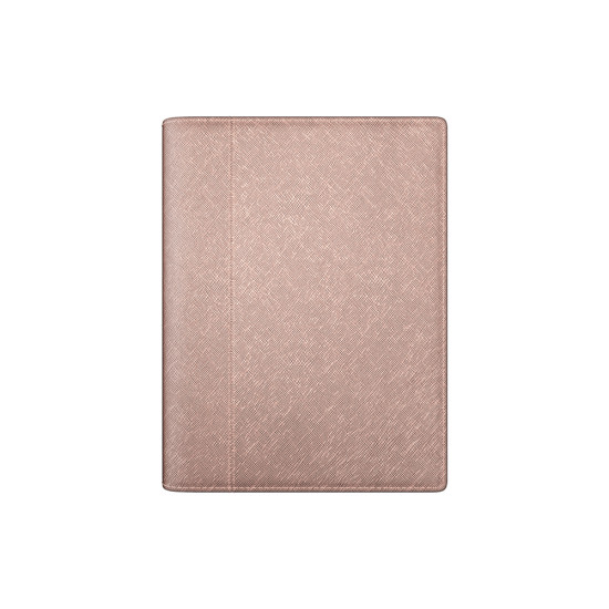 Plānotājs ar spirāli  Boss A5, mākslīga āda, dienas atvērums, bēšs