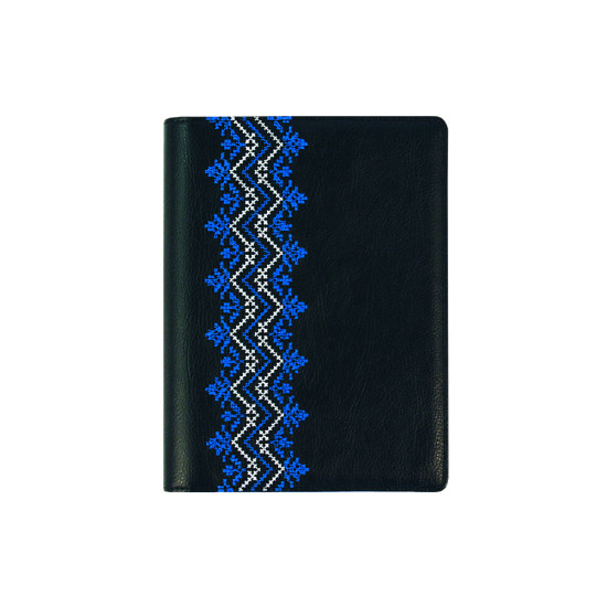 Plānotājs ar spirāli Boss Pattern  A5, mākslīga āda, dienas atvērums, zils