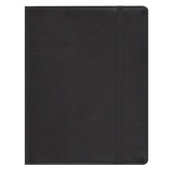 Plānotājs ar spirāli Boss Flex A5, elastīga mākslīgā āda, dienas atvērums, melns