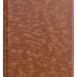 Plānotājs ar spirāli Boss PVC A5, dienas atvērums, gaiši brūns