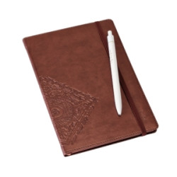 Plānotājs Prestige Trend A5, mākslīgā āda, nedēļas atvērums, chocolate bronze