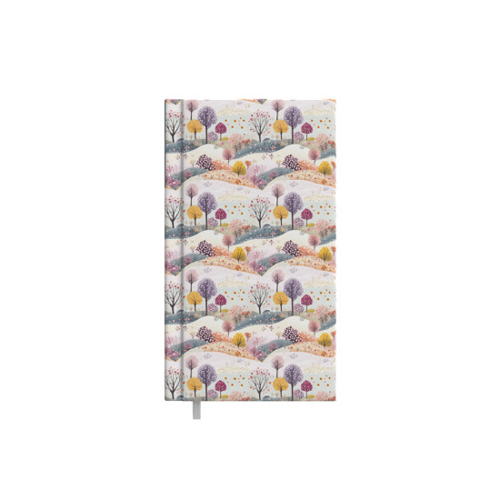 Plānotājs New Line A6+, mākslīgā āda, dienas atvērums, Wonderland