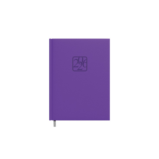 Plānotājs Tempo Diena, mākslīgā āda, ceriņkrāsa