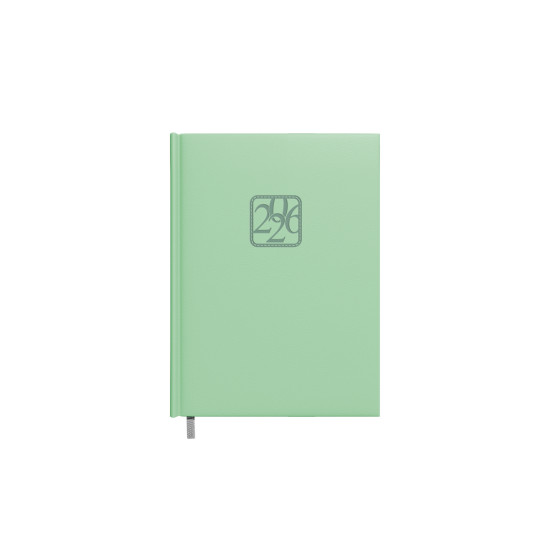 Plānotājs Tempo Diena, mākslīgā āda, piparmētru zaļa