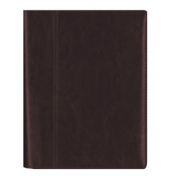 Plānotājs ar spirāli Tempo Spirex Diena, mākslīga āda, tumši brūns