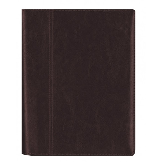 Plānotājs ar spirāli Tempo Spirex Diena, mākslīga āda, tumši brūns