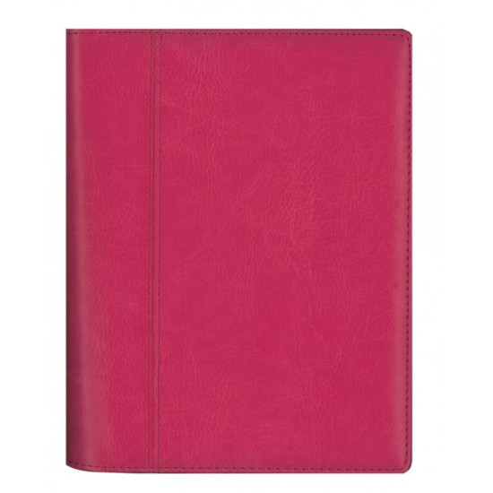 Plānotājs ar spirāli Tempo Spirex Diena, mākslīga āda, rozā