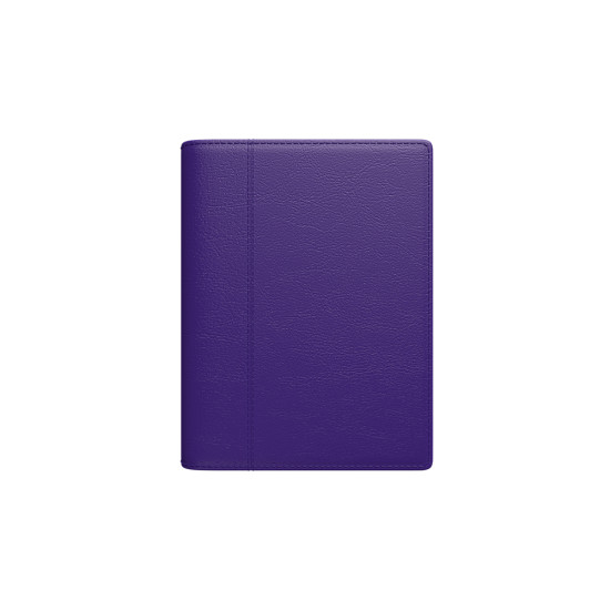 Plānotājs ar spirāli Tempo Spirex Diena, mākslīga āda, ceriņkrāsa