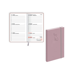 Kabatas plānotājs Pocket Soft, mākslīgā āda, rozā