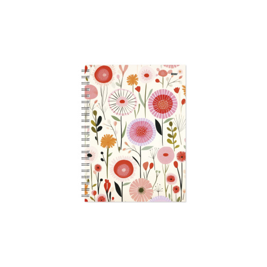 Plānotājs ar spirāli Tempo Spiral Design Diena, kartona vāki, Happy Day