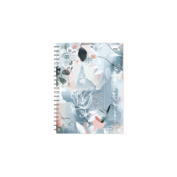 Plānotājs ar spirāli Tempo Spiral Design Diena, kartona vāki, Aura