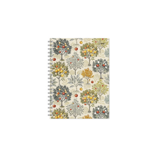 Plānotājs ar spirāli Tempo Spiral Design Diena, kartona vāki, Lemon Tree