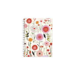 Plānotājs ar spirāli Tempo Spiral Design Nedēļa, kartona vāki, Happy Day