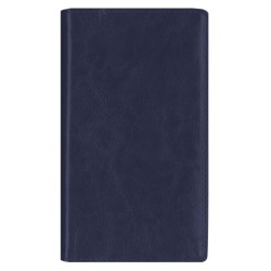 Kabatas plānotājs ar spirāli Midi Spirex, mākslīga āda, nedēļas atvērums, tumši zils