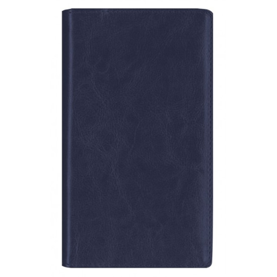 Kabatas plānotājs ar spirāli Midi Spirex, mākslīga āda, nedēļas atvērums, tumši zils