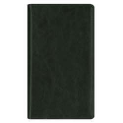 Kabatas plānotājs ar spirāli Midi Spirex, mākslīga āda, nedēļas atvērums, tumši zaļš