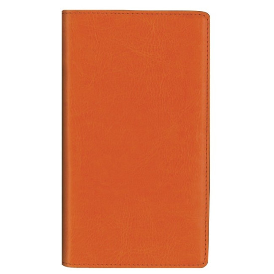 Kabatas plānotājs ar spirāli Midi Spirex, mākslīga āda, nedēļas atvērums, oranžs