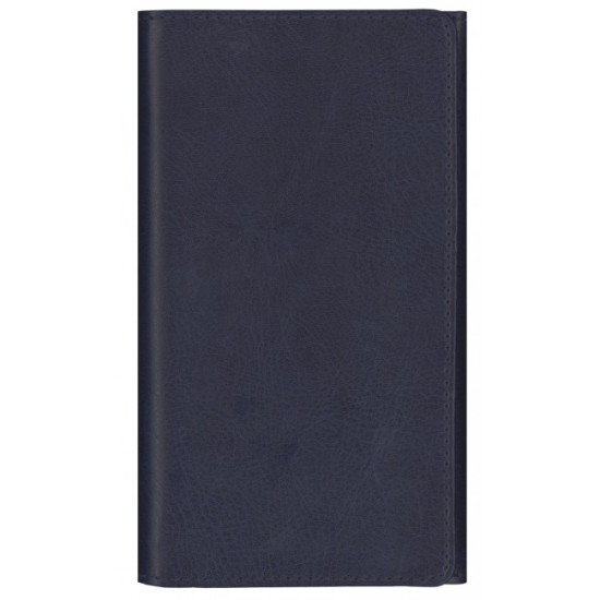 Kabatas plānotājs ar spirāli Midiplan, mākslīgā āda, nedēļas atvērums, tumši zils