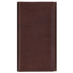 Kabatas plānotājs ar spirāli Midiplan, mākslīgā āda, nedēļas atvērums, tumši brūns