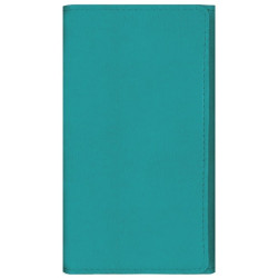 Kabatas plānotājs ar spirāli Midiplan, mākslīgā āda, nedēļas atvērums, tirkīza