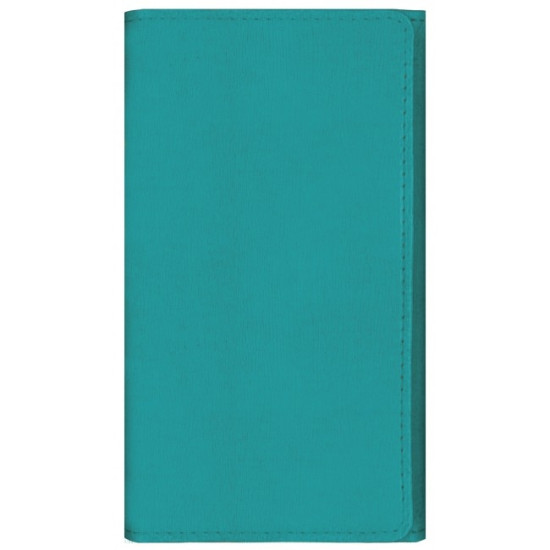 Kabatas plānotājs ar spirāli Midiplan, mākslīgā āda, nedēļas atvērums, tirkīza