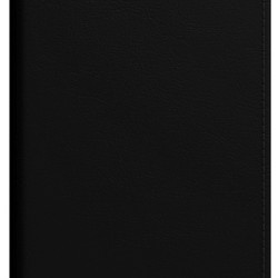 Kabatas plānotājs Mini A8, mākslīga āda, nedēļas atvērums, melns