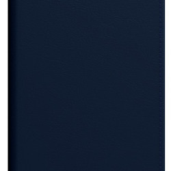 Kabatas plānotājs Mini A8, mākslīga āda, nedēļas atvērums, tumši zils