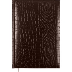 Plānotājs College Arkona 2026 A5, dienas atvērums, cietos vākos, brūns