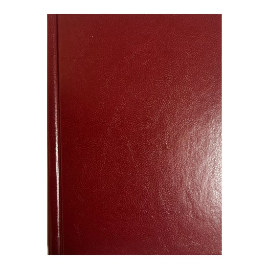 Plānotājs Kreska 2026 A6, dienas atvērums, bordo