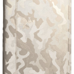 Plānotājs ar spirāli Spirex Metallic A5, mākslīgā āda, nedēļas atvērums, bēšs