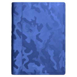 Plānotājs ar spirāli Spirex Metallic A5, mākslīgā āda, nedēļas atvērums, tumši zils