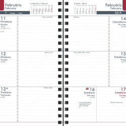 Satura bloks Midi Spirex Nedēļa, 85x162mm