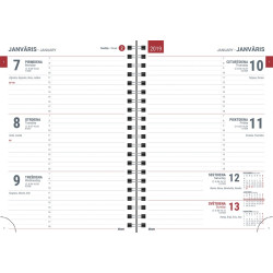Satura bloks Tempo Nedēļa, 134x184mm
