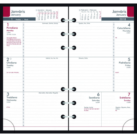 Вкладыш в ежедневник учителя Midi Timex