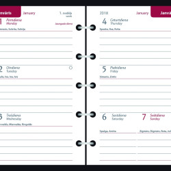 Satura bloks Mini A8 Nedēļa