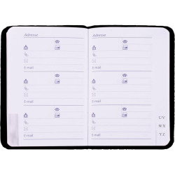 Adrešu grāmata TopPoint, 8.7x15.4cm, asorti