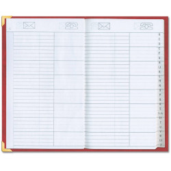 Adrešu grāmata TopPoint, A5, asorti