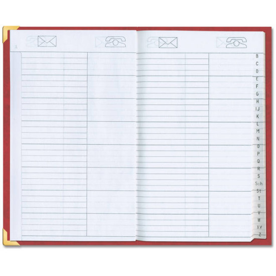 Adrešu grāmata TopPoint, A5, asorti