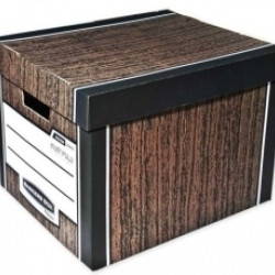Ящики Fellowes Archival Woodgrain 2шт прочные