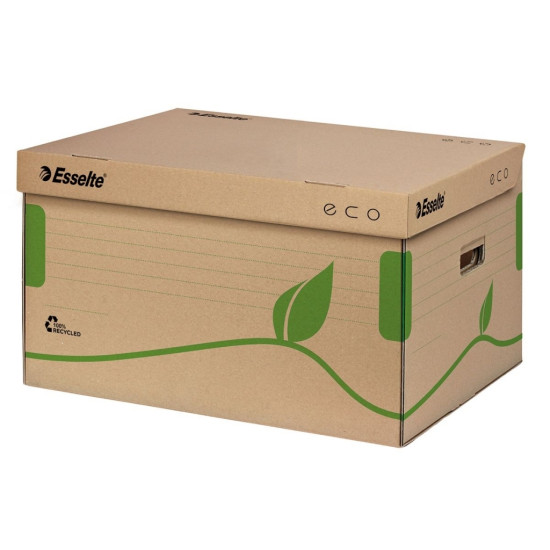 Ящик для хранения Esselte Eco Storage and Transportation с верхним открытием 100% переработанный