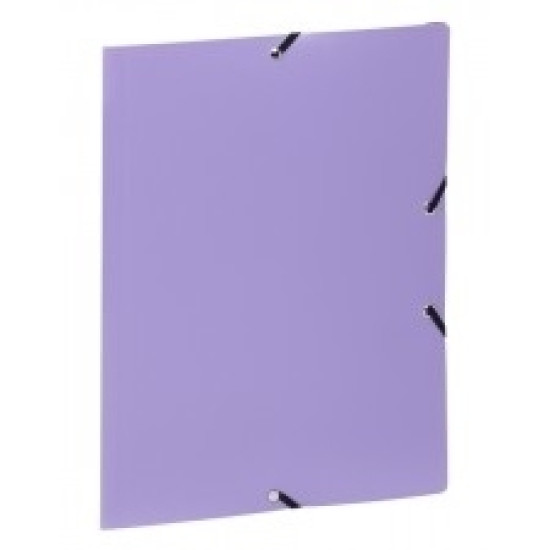 Mape ar gumijām Viquel Chemise A4, plastikāta, matēta, violeta