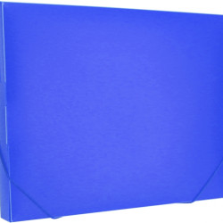 Mape-kārba ar gumiju College A4, 700mikr., 30mm, zila