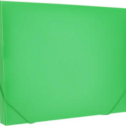 Mape-kārba ar gumiju College A4, 700mikr., 30mm, zaļa