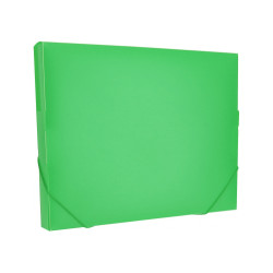Папка Karp "College", Green, с резинкой