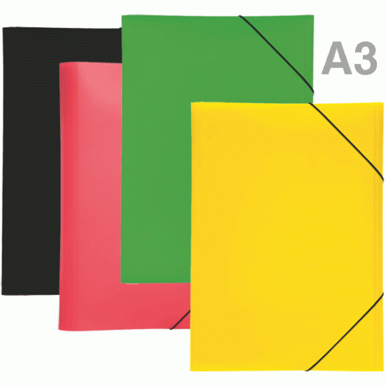 Mape ar gumiju PAGNA, A3, sarkana