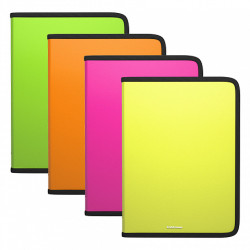Mape ar rāvējslēdzēju ERICH KRAUSE NEON, A4+